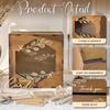 Wooden Wedding Ornaments, Hollowed-out Card Boxes, Creative Wedding Greeting Cards, Sign-in Boxes, Birthday Party Envelope Storage Boxes