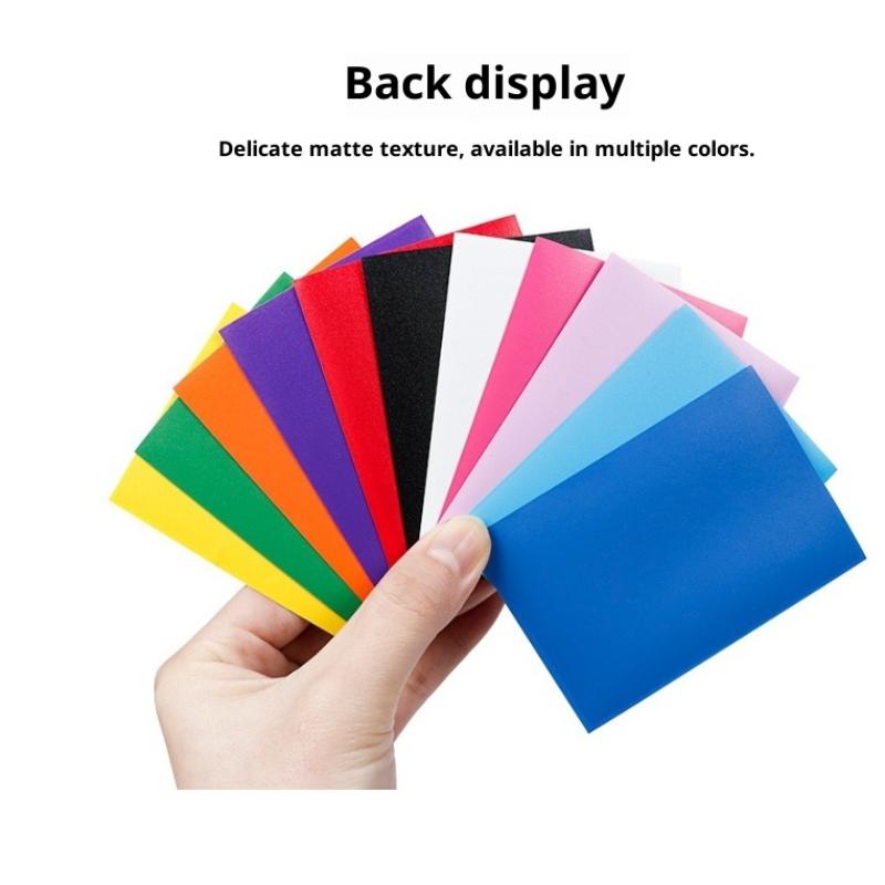 100 ks prémiových obalů na karty Matné obaly na karty Kompatibilní s Mtg Pokemon Trading Cards a Sport Standardní velikost deskové hry