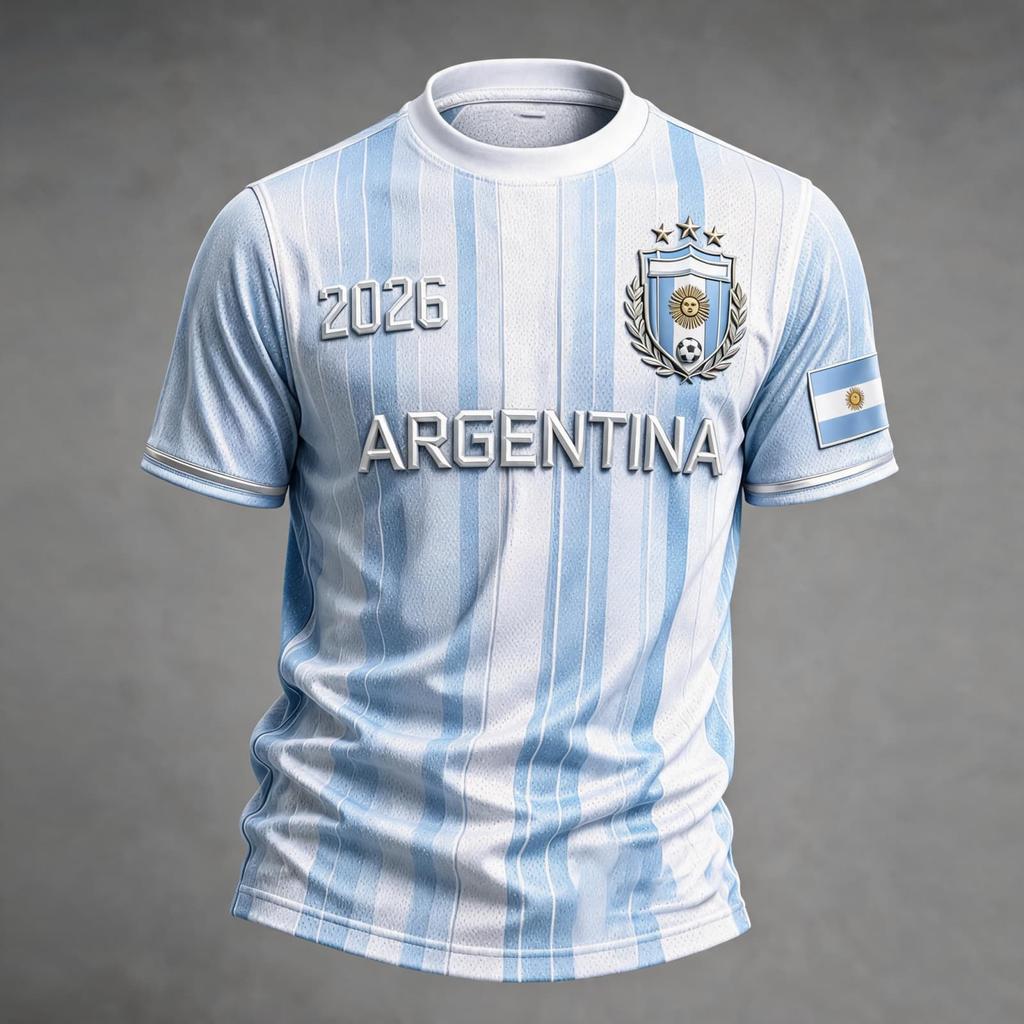 Men's Neck Short Sleeve Soccer Fan T-Shirt for Day