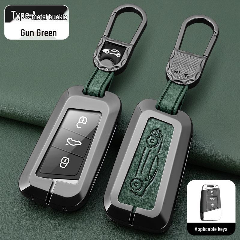 Metal Key Shell for Volkswagen Models: New Sagitar, Lavida Plus, Tayron, Tuon, Tiguan L, Bora, Magotan
