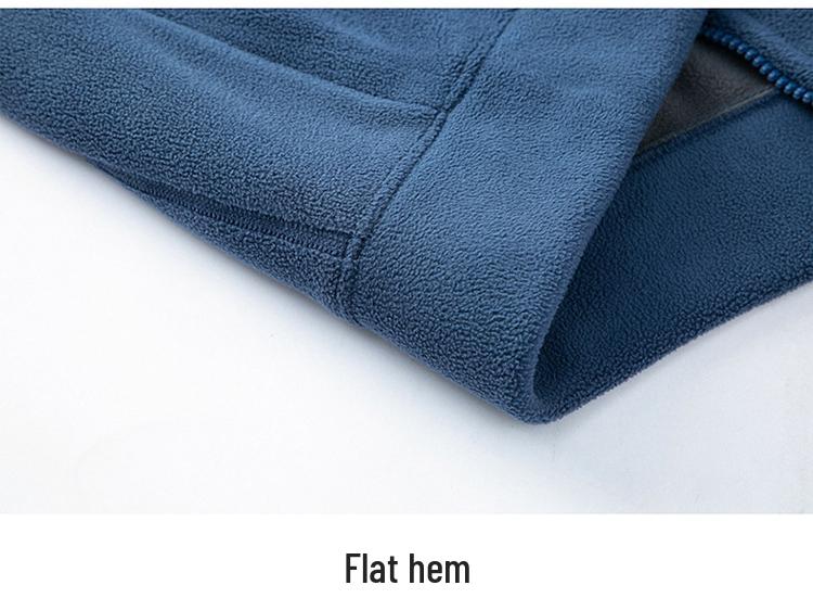 Tommy Polar Fleece Double-Sided Velvet Warm Casual Jacket for Men