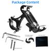 Bicycle & Motocycle Phone Mount,Aluminum Alloy Phone Holder with 360 Degree Rotation Compatible with iPhone 14/13/12/11 etc,Samsung Etc GPS