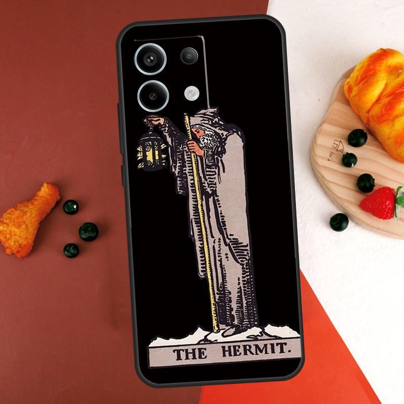 The Hermit Tarot Card Case For Xiaomi Redmi Note 13 14 Pro 9 10 11 12 Pro 10S 11S 12S Redmi 13C 10C 12C 14C Coque