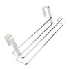 Stainless Steel Kitchen Over Door Roll Paper Holder Paper Towel Rack Hanger