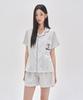 [LETEDE PAULINE] Dots Half Sleeve Top & Half Pants 019A [Shipped from Korea] 100% Authentic