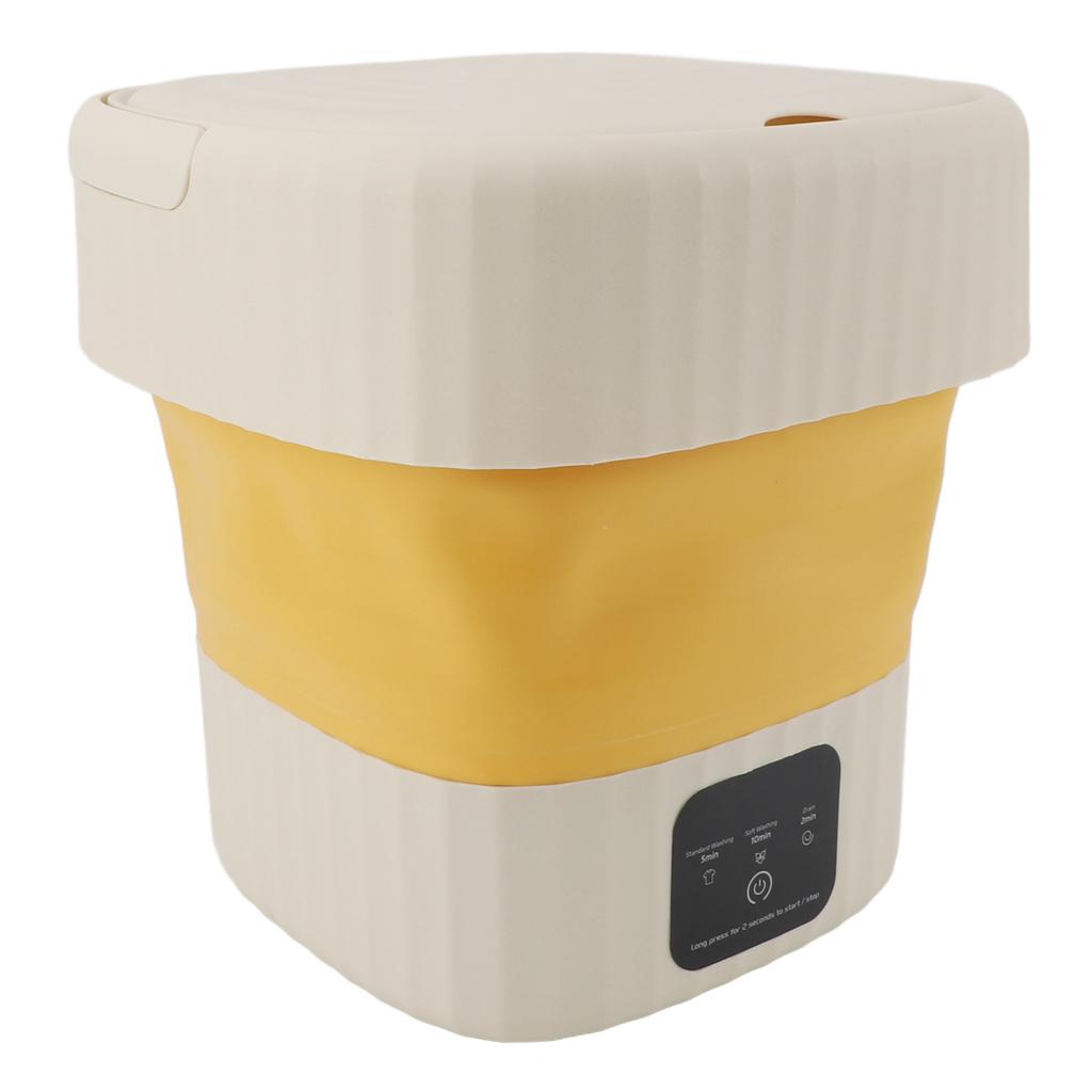 Folding Washing Machine Portable Foldable 8L Mini Washer for Socks Underwear Baby Clothes Apartment