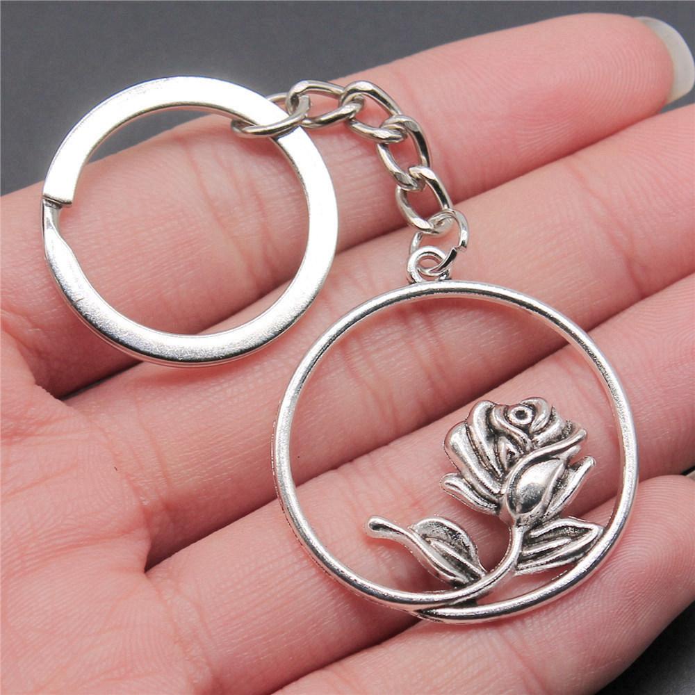 Flower of Life Symbol Sacred Geometry Keychain for Men Best Seller Boho Gift for Her Minimalist School Accessory