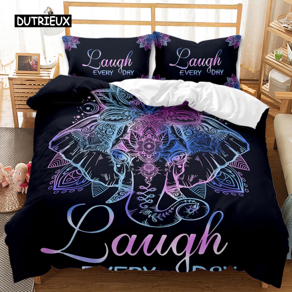 Animal Duvet Cover Set Gecko and Crane Bohemian Exotic Tribal Style Bedding Set Cool Animal Chic King Size Polyester Qulit Cover