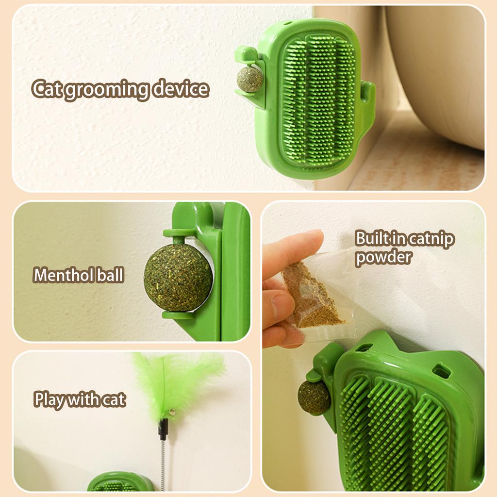 Cat Itching Tool Cat Teaser And Catnip Safe Pp Material Soft Comb Table Leg Strap Toy Brushing Hair Tool Of Cats Indoor Cat Toys