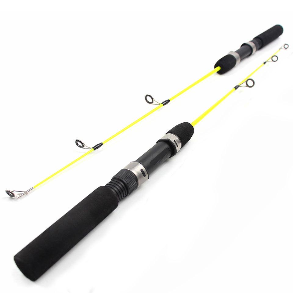 Ultra-Light Carbon Fiber Ice Fishing Rod for Winter Freshwater Fishing - Portable Single Section Design