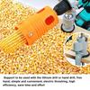Durable Portable Corn Thresher Automatic Electric Drill Use Corn Peeling Machine Labor Saving Grain Wrapping Tool