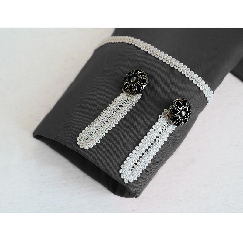 Men's Coat Solid Color Fashion Steampunk Carnival Fancy Dress Stage Dress Coat