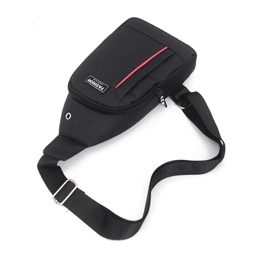 Portable Men's Casual Shoulder Bag Crossbody Bag On Shoulder Portable Travel Sling Bag Pack Messenger Pack Chest Bag