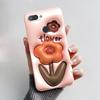 Para Xiaomi Mi 8 Lite Funda Moda Flor de Astronauta Silicona Suave Funda de Teléfono Para Xiaomi Mi 8 / Mi8 Lite Cubierta TPU Protectora Capa