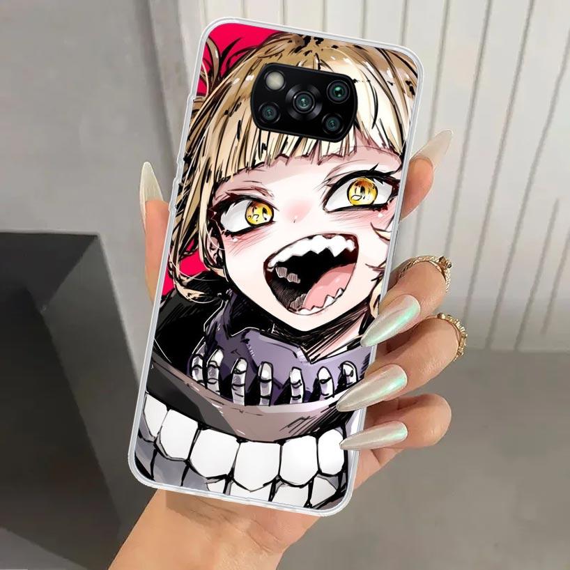 Himiko Toga Waifu Anime MHA Phone Case for Xiaomi Poco X5 X6 X7 Pro F7 Ultra M7 Redmi 15 15C 13 13C 12 12C 10 10A 10C 9 9A 9C 9T