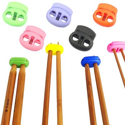 5 st Sticknålstopp Fjäder Nålstopp Färgad Nålspetsskydd Stick- och Virktillbehör Sticktillbehör