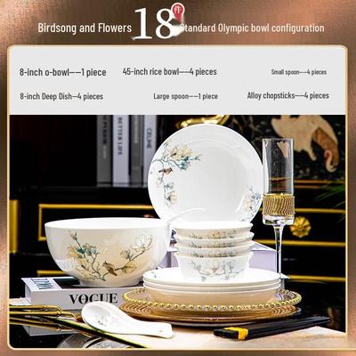 Jingdezhen Fine Bone China Dinnerware Set