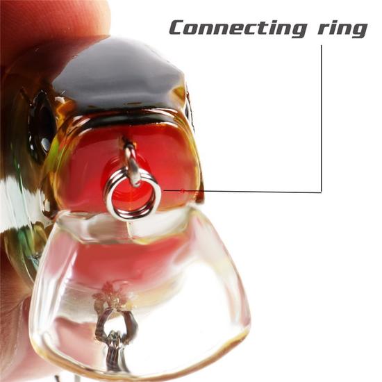 Sougayilang 5 st Crankbaits Fiskebete Minnow Fiske Lure Age Fiske Hårt Lure