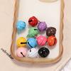 5pcs Candy Color Jingle Bells Metal Beads 18mm Metal Bell Ring Pendant  Bracelet