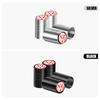 4PCS 3D Metal Car Wheel Tires Valve Caps Tyre Dust Cover For Volkswagen Polo Sharan Golf Scirocco Touran Touareg VW GIT Tcross BA5