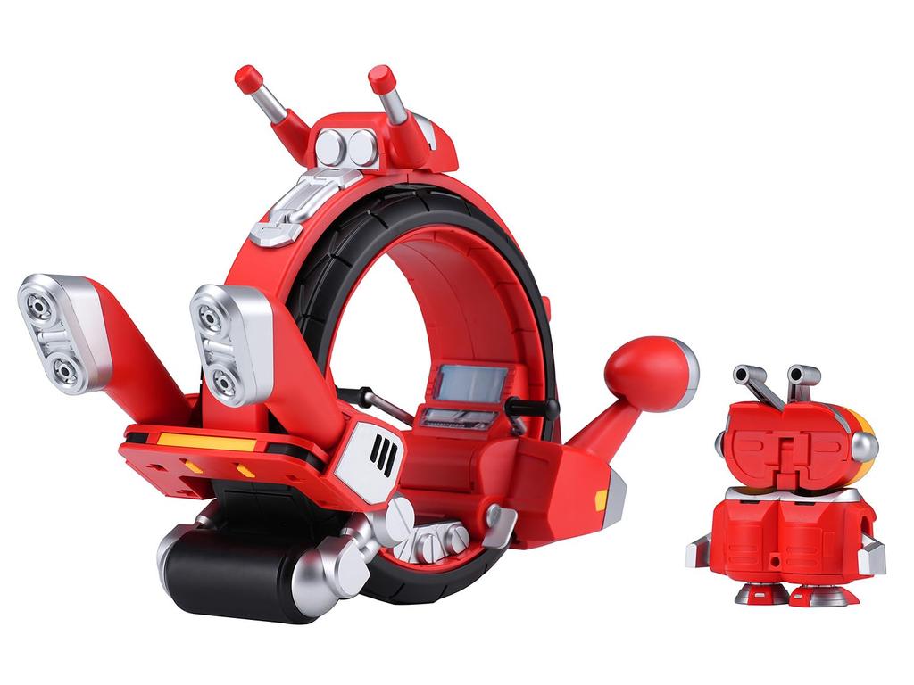 Wave Tachibana Neko Kogyo QOSMOS Series Bee Robo Kabutack Tobima Sky Denden Roller Set Total Height 18cm Plastic Model Assembly Kit & Non-scale