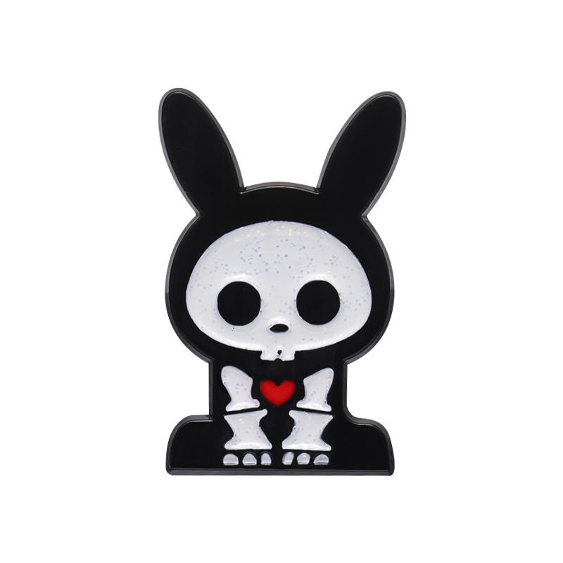 Heart Little Devil Enamel Pins Custom Cute Demon Brooches Lapel Badges Animal Punk Funny Jewelry Gift for Kids Friends