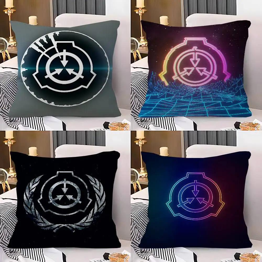 Popular Foundation Scp F-Foundation Game Cushion Cover Pillowcase Upholstery Sofa Throw Pillow Home Decor Pillowcas