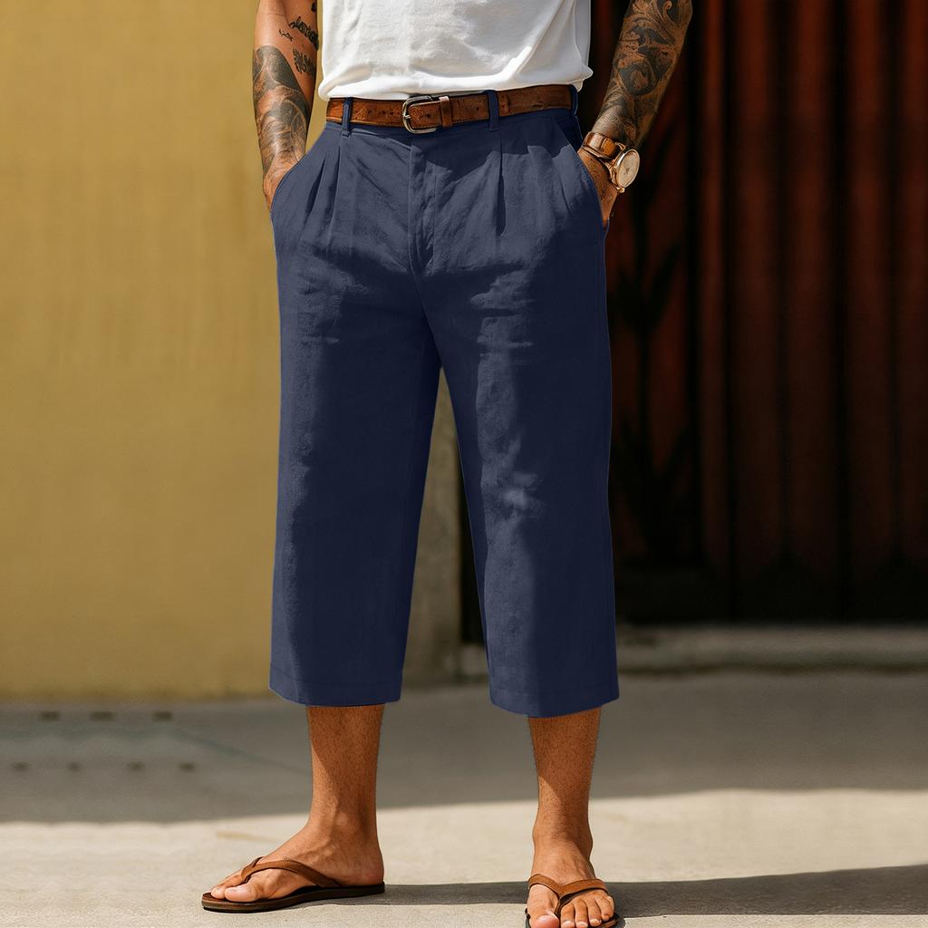 Men's Sports And Cropped Straight Leg Pants