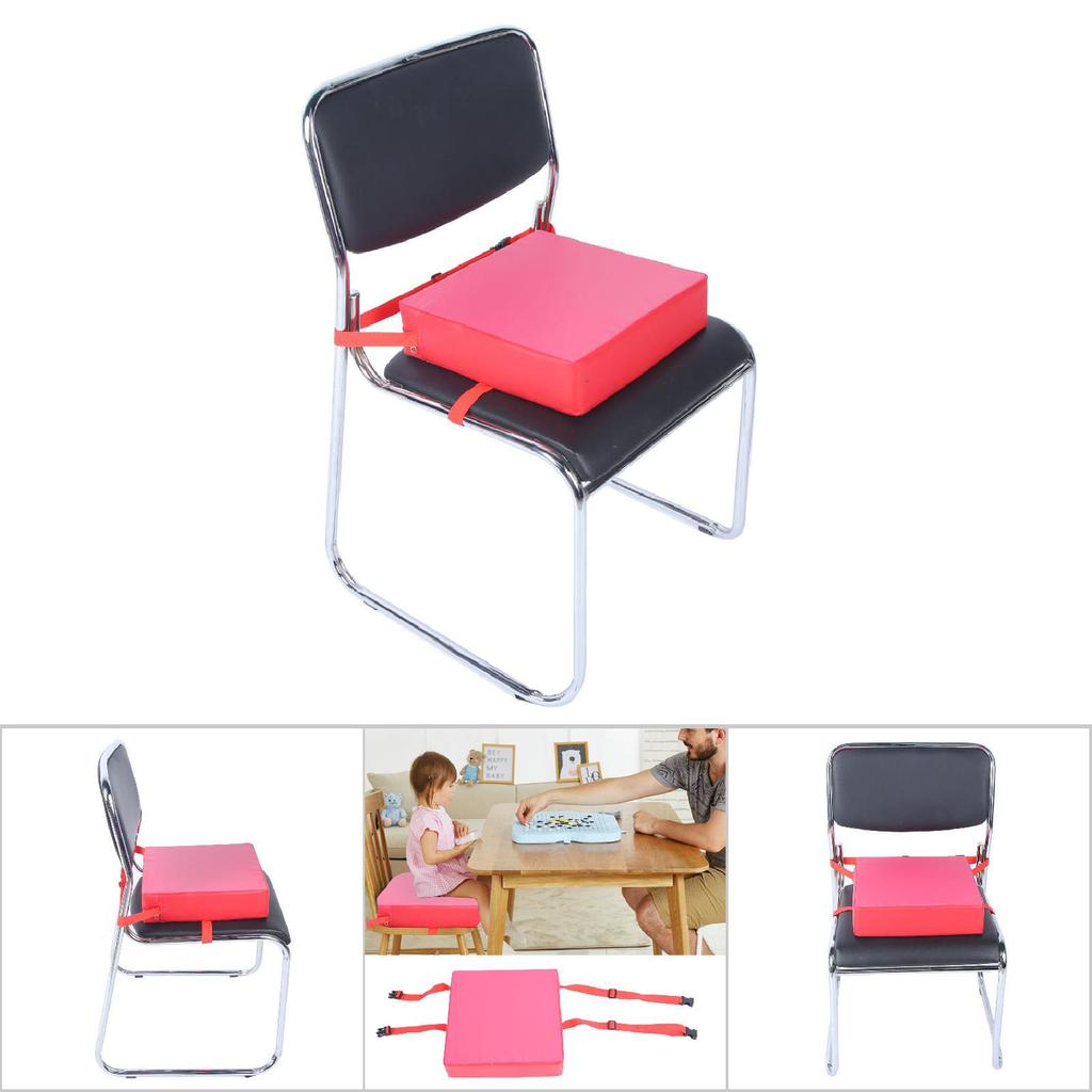 Adjustable Removable Baby Dining Chair Booster Cushion Kids Highchair Seat PadRed