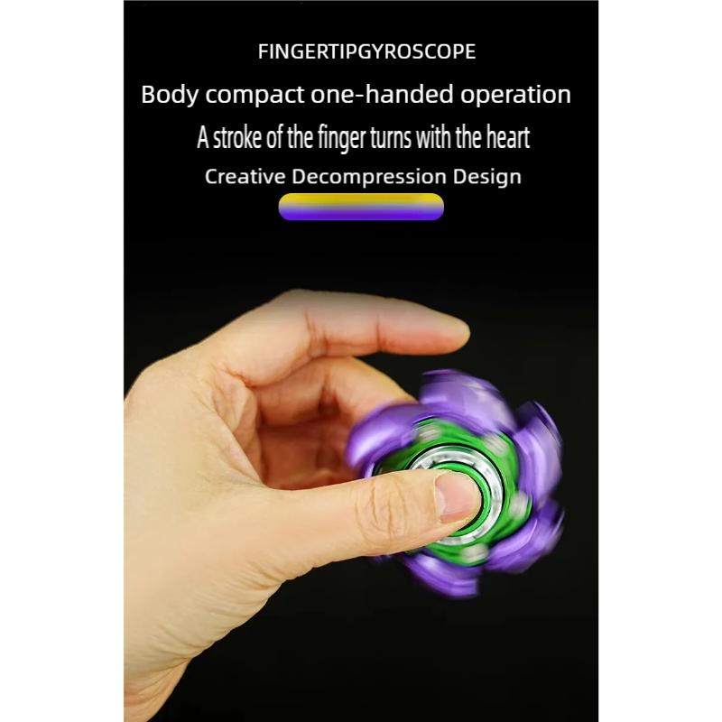 Opening and Closing Fingertip Gyro Fidget Spinner Hand Spinner Decompression Stress Relief AutismFidget Toys Adult Child Gifts