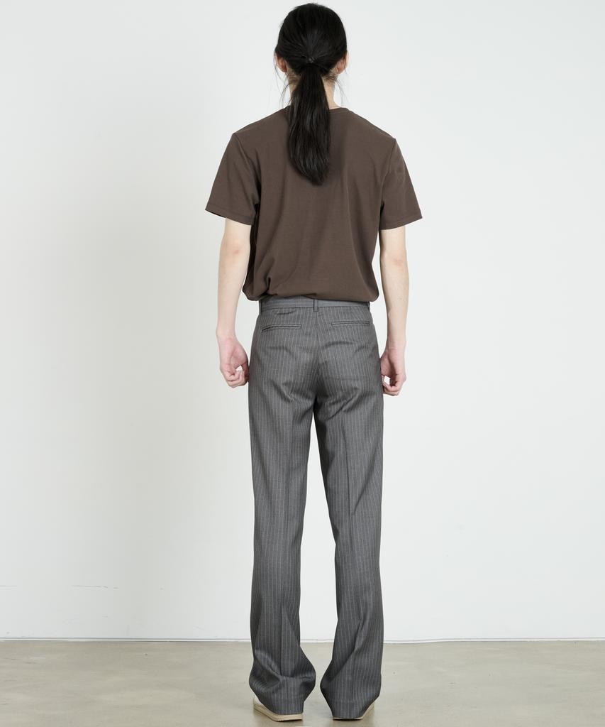 DUSTYWHITE Brown Ribbed T-Shirt