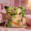 jJoJo Bizarre Adventure Cushion Cover Premium Comfort Reversible Pillow Cove Two in One Design for Any Room  Car Interior