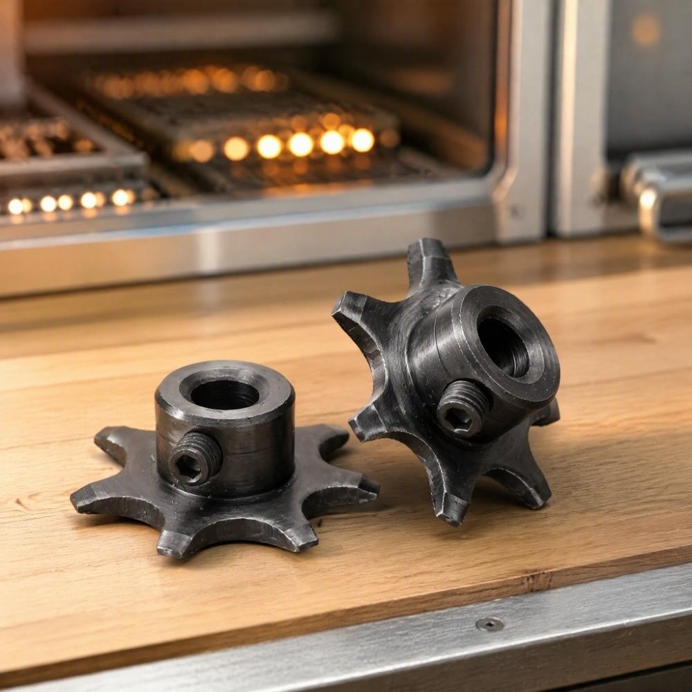 2pcs Reversible Design Wheel Gear Black Reverse Gear Hatching Machine Gear Hatching Machine