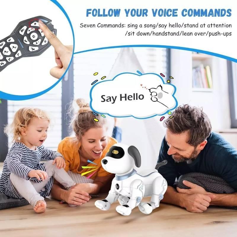Innovative Remote Control Programming Trick Dog Interactive Robot Toy For Kids
