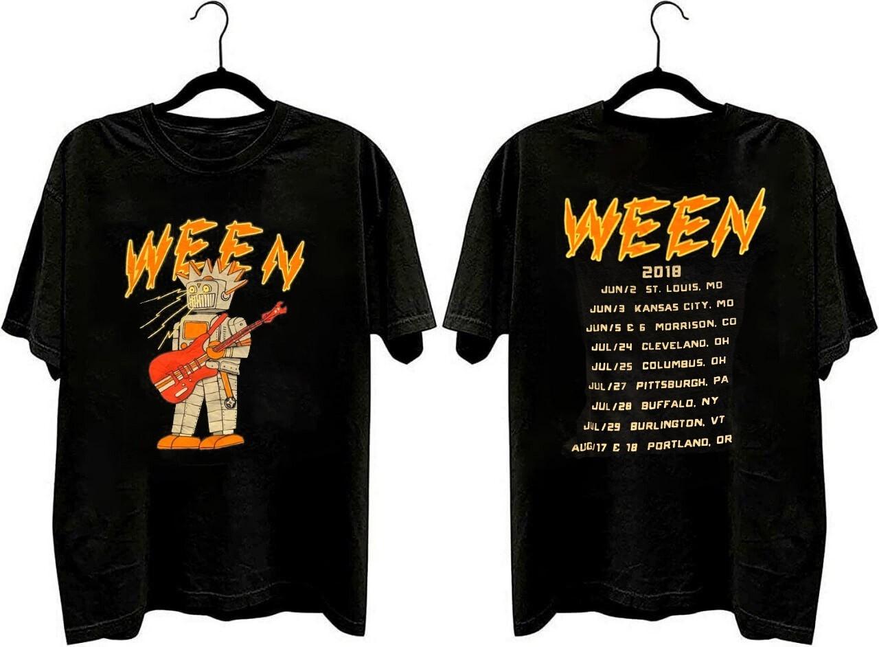 Ween band 2 sided black short sleeve t-shirt QT6690 XXXXL