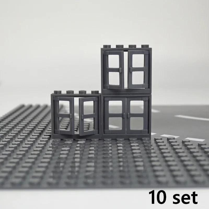 City Friends MOC Tür Fenster Bausteine Zaun Treppen Leiter Burg Garten Haus Wand Zubehör Baustein Leduo Spielzeug