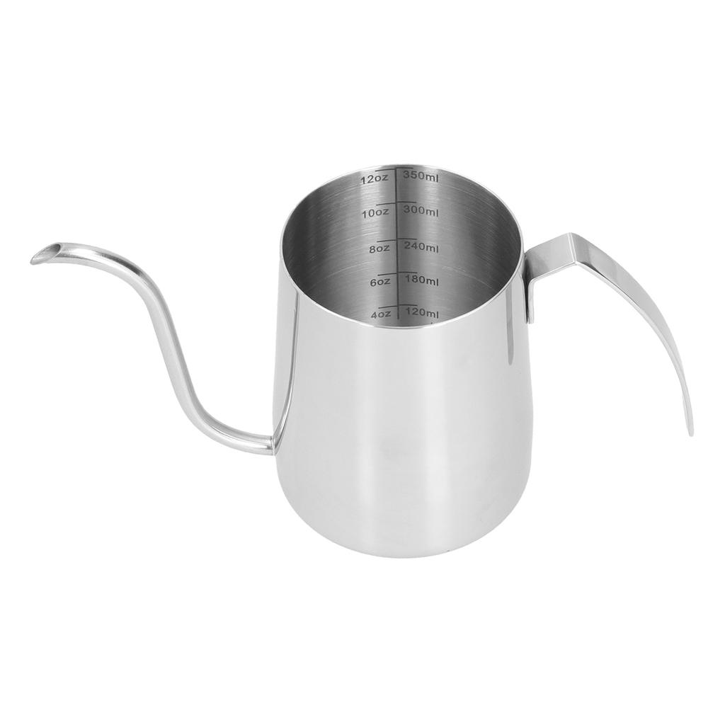 304 Stainless Steel PTFE Coffee Kettle with Inner Scale Thickened Pour Over Coffee Pot for Home
