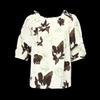 Women's Fashion Printed Short-Sleeve Blouse