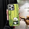 Cute Cartoon Panda Shockproof Phone Case for iPhone 17 Air 16 16E 15 Pro Max 14 Plus 13 Mini 12 Back Cover Anti Fall Fundas