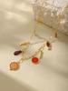 1 Piece Personalised Multi-Accessories Fashion Creative Style Necklace Stainless Steel 18k Gold Plated Collarbone Chain