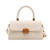 Women's bag 2025 new solid color casual commuting handbag shoulder messenger bag commuting
