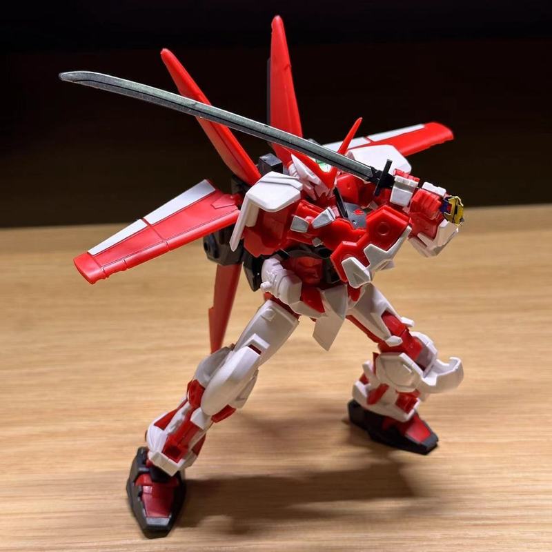

HG 1/144 Astray Red Frame Red White Gradient Assembly Model Kit Action Figure Plastic Model Desktop Ornament Boy surprise Gift