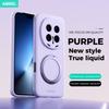 Für Huawei Honor Magic 8 Pro Hülle Weiches Flüssigsilikon Haut Ringständer Magnetisch MagSafe Schutz Rückseite Für Magic 8Pro Schale