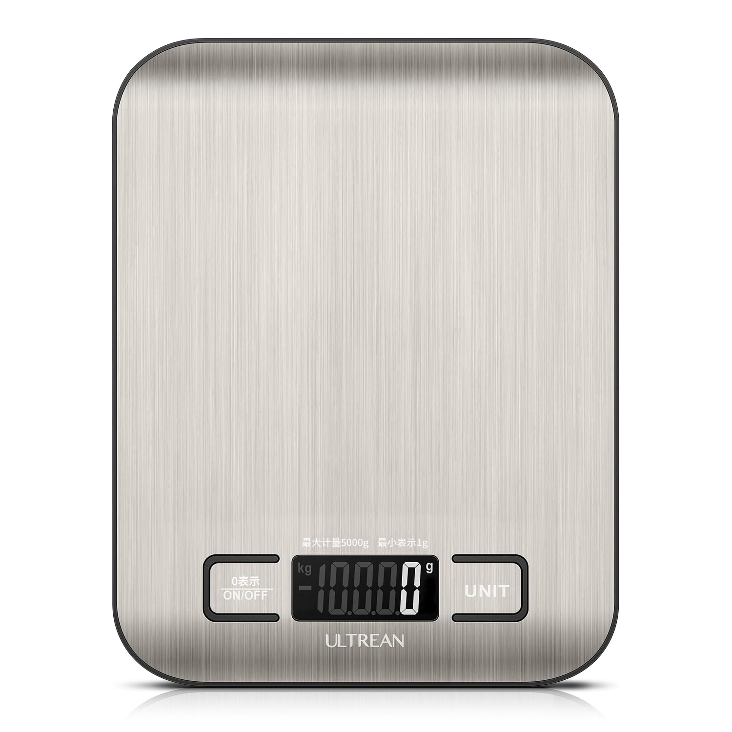 

Ultrean Kitchen Digital Surface 1g LCD Electronic Measuring Tare Function Scale, 5kg, Scale, Waterproof, Unit, Display, Measurement, Instrument,