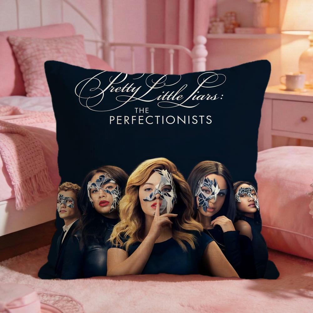 New PPretty Little Liars Cushion Cover Premium Comfort Reversible Pillow Cove Two In One Design For Any Room  Car Interior