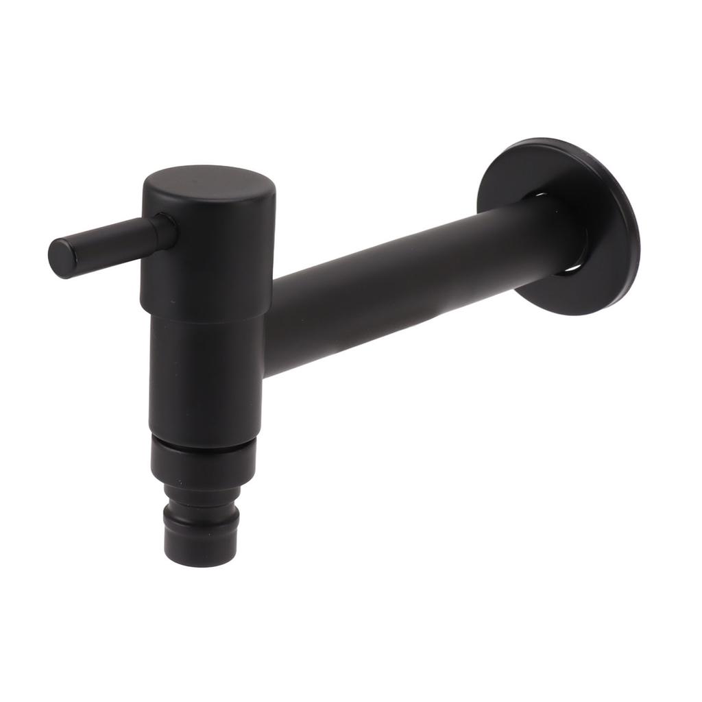 G1/2 Wandmontierter Kaltwasserhahn 304 Edelstahl Einhand-Kaltwasserhahn Badezimmer Garten