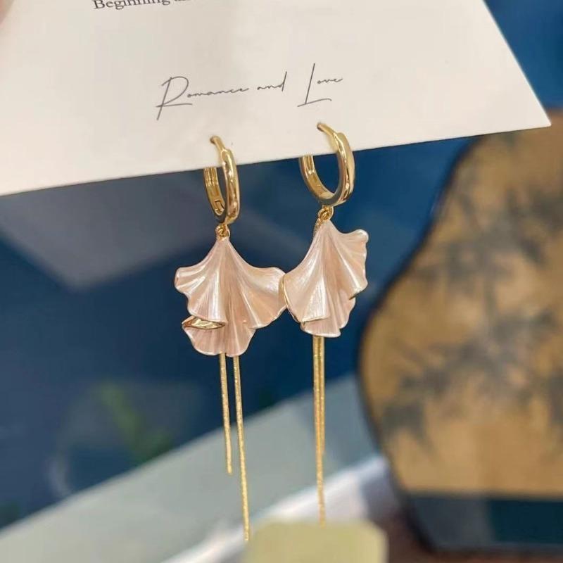 

Ретро Серьги-кисточки с длинной секцией в виде хвоста русалки, Легкая роскошь, Высокое чувство, Темпераментные серьги, Элегантные праздничные серьги, Женские аксессуары, Ювелирные изделия