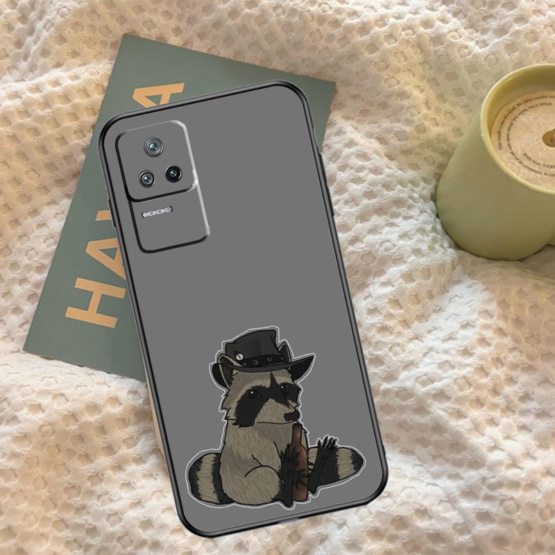 

Cartoon Raccoon Kawaii Case For Xiaomi 13 14 15 Ultra 11T 12T 13T 14T Pro POCO X7 Pro X3 X5 F5 F6 M6 X6 Pro Cover Xiaomi 13 Ultra