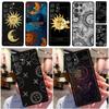 Crescent Moon Sun Phone Case For Samsung Galaxy S25 Ultra S9 S10 S20 S22 S21 S23 FE S24 Plus Back Cover Shell
