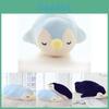 Fluffy And Cuddly Blue And Grey Plush Penguin Toy For Kids Huggable Pillow
